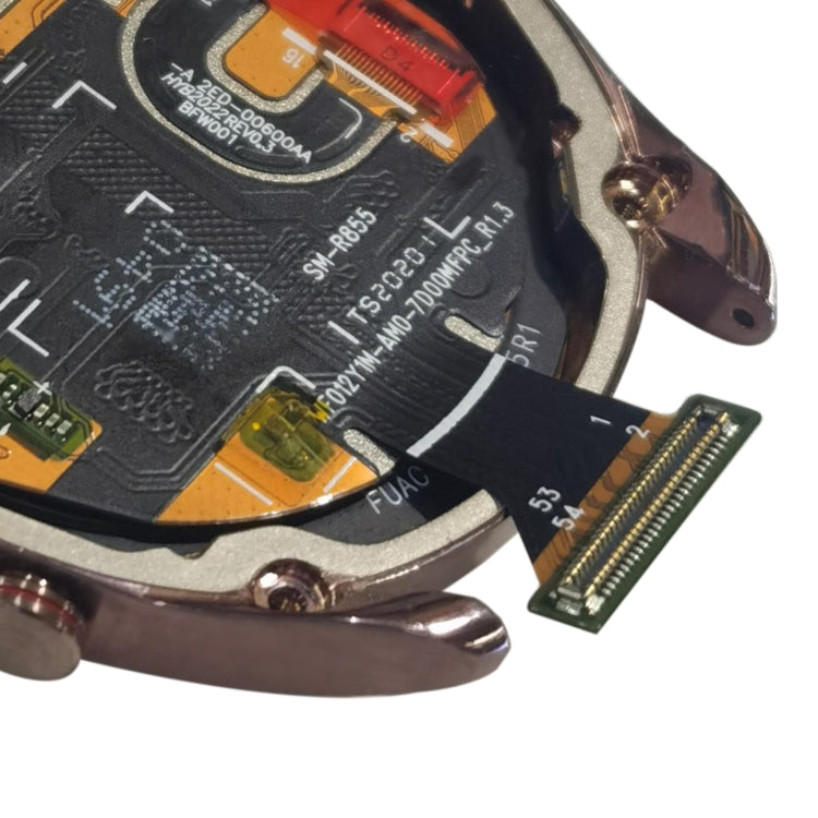 LCD Screen and Digitizer Full Assembly With Frame for Samsung Galaxy Watch3 SM-R850/R855(Gold) - free shipping - PMc TechLife - Order now!
