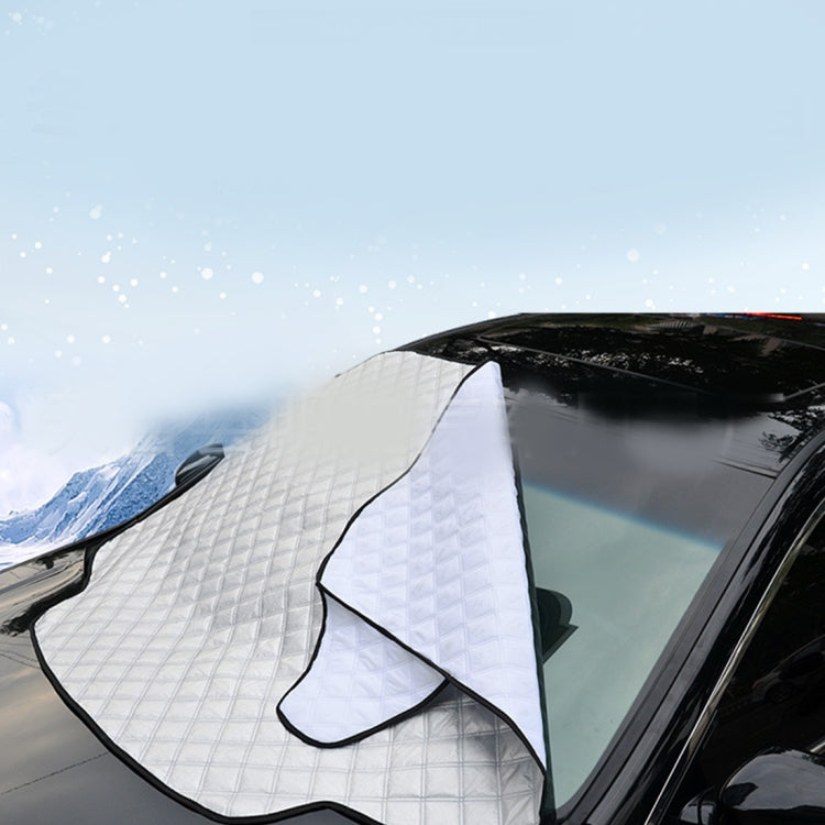 Automobile Front Windshield Cover Snow Cover Plus Cotton Car Windshield Sun Shade Winter Car Snow Shield Cover, Random Color Delivery - PE Material by PMC TechLife | Online Shopping South Africa | PMC TechLife | Buy Now Pay Later Mobicred