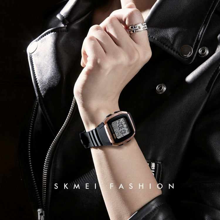 SKMEI 1278 Fashionable Outdoor 50m Water-resistant Digital Watch Student Sports Wrist Watch Support 5 Group Alarm Clocks(Black) - free shipping - PMC TechLife - Order now!