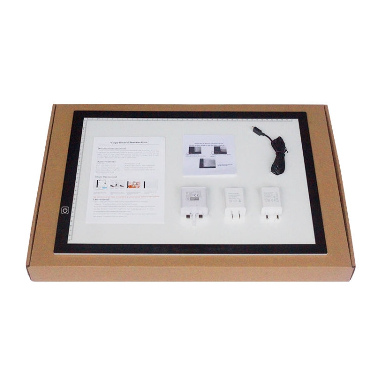 8W 5V LED USB Three Level of Brightness Dimmable A3 Acrylic Scale Copy Boards Anime Sketch Drawing Sketchpad with USB Cable & Power Adapter - by PMC Jewellery | Online Shopping South Africa | PMC Jewellery | Buy Now Pay Later Mobicred
