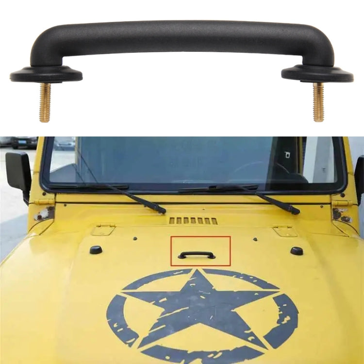 For Jeep Wrangler Car Hood Handle 55176422 - Door Handles by PMC TechLife | Online Shopping South Africa | PMC TechLife
