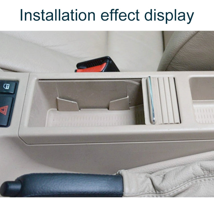 For BMW 3 Series E46 Left Driving Car Center Console Water Cup Holder Cover 51167038333(Black) - Stowing Tidying by PMC TechLife | Online Shopping South Africa | PMC TechLife