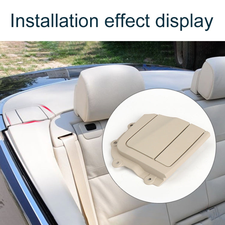 For BMW 3 Series E93 Left Driving Car Convertible Rear Platform Right Hinge Cover Folding Cover 5437 7175 480(Black) - free shipping - PMC TechLife - Order now!