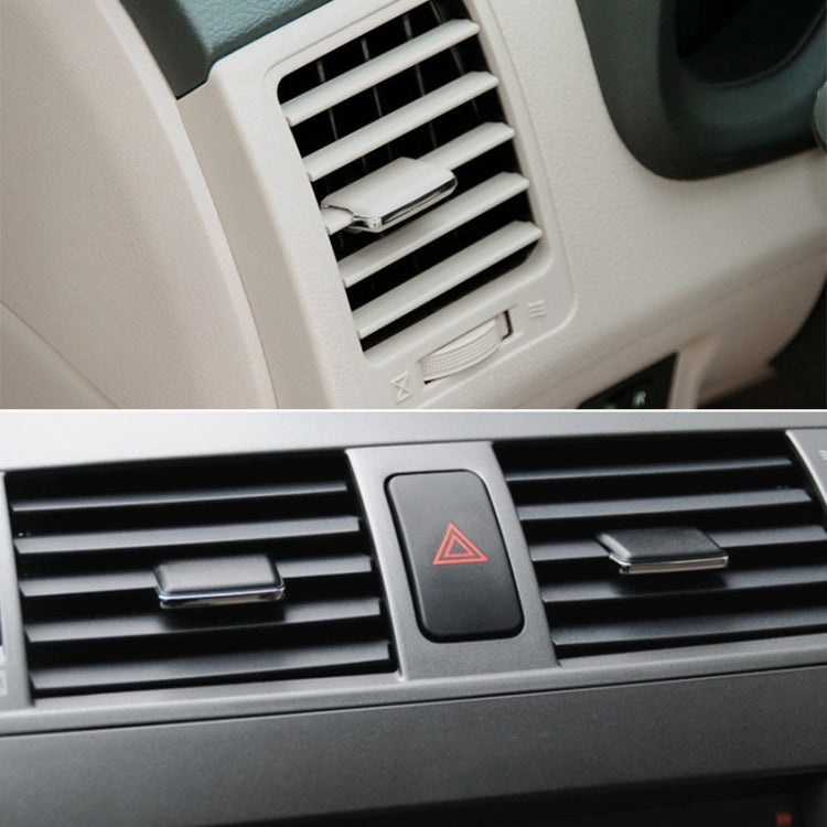 For Toyota Corolla Left-hand Drive Car Left and Right Air Conditioning Air Outlet Paddle (Beige) - Air Conditioning System by PMC TechLife | Online Shopping South Africa | PMC TechLife | Buy Now Pay Later Mobicred