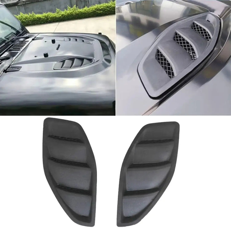 For Jeep Wrangler JK 2007-2017 Car Hood Trim Panel + Hood Ball Head Set - Decorative Sticker by PMC TechLife | Online Shopping South Africa | PMC TechLife | Buy Now Pay Later Mobicred