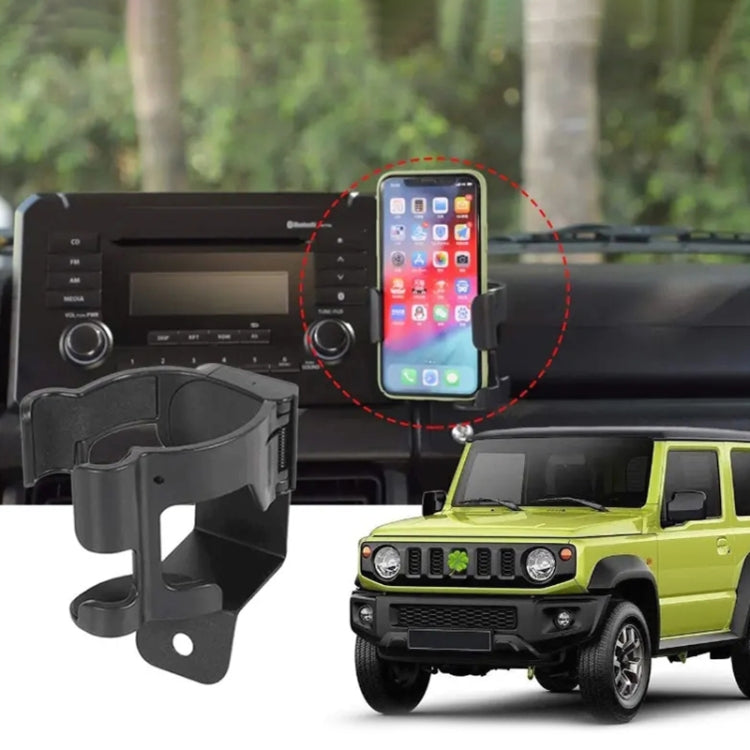 For Suzuki Jimny 2019-2020 Car Mobile Phone Holder Multifunctional Water Cup Holder - Car Drink Holders by PMC TechLife | Online Shopping South Africa | PMC TechLife | Buy Now Pay Later Mobicred