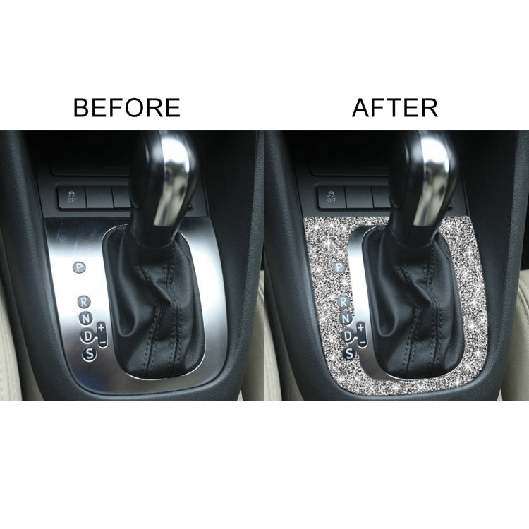 Car Gear Adjustment B Diamond Decoration Cover Sticker for Volkswagen Golf 6 2008-2012, Left-hand Drive - Car Interior Mouldings by PMC TechLife | Online Shopping South Africa | PMC TechLife | Buy Now Pay Later Mobicred