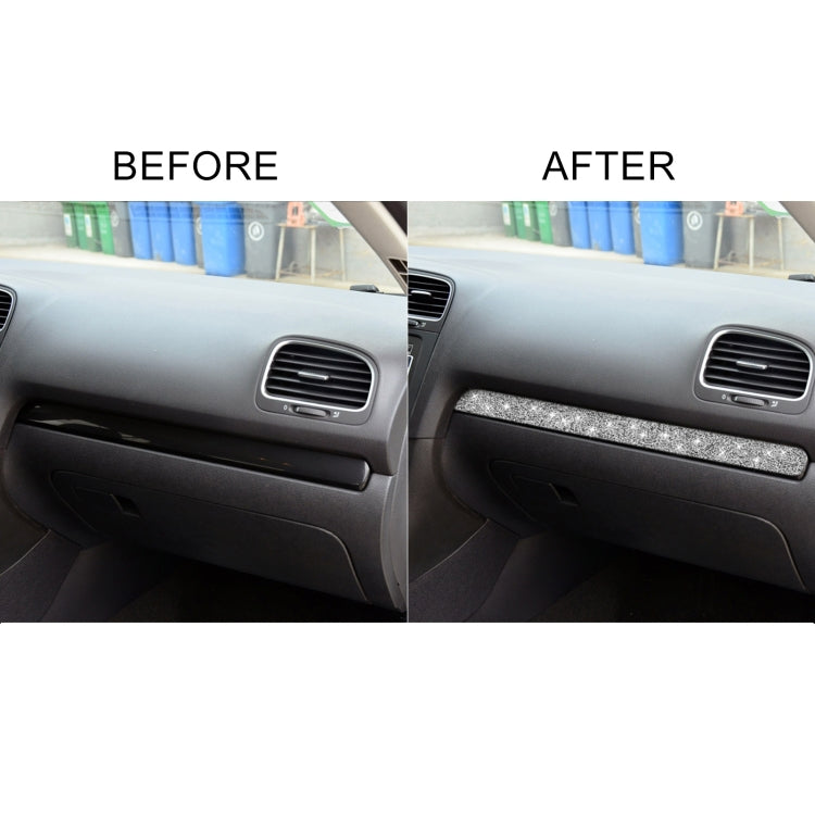 Car Central Control Diamond Decoration Cover Sticker for Volkswagen Golf 6 2008-2012, Left-hand Drive - Car Interior Mouldings by PMC TechLife | Online Shopping South Africa | PMC TechLife | Buy Now Pay Later Mobicred