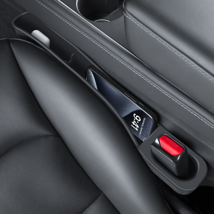 For Tesla Model 3 / Y 2pcs / Set Car Seat Gap Storage Box (Black) - Stowing Tidying by PMC TechLife | Online Shopping South Africa | PMC TechLife | Buy Now Pay Later Mobicred