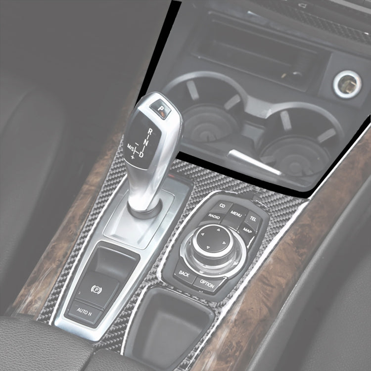 Car Left Drive Water Cup Holder Decorative Sticker for BMW E70 X5 / E71 X6 2009-2013(Black) - free shipping - PMC TechLife - Order now!