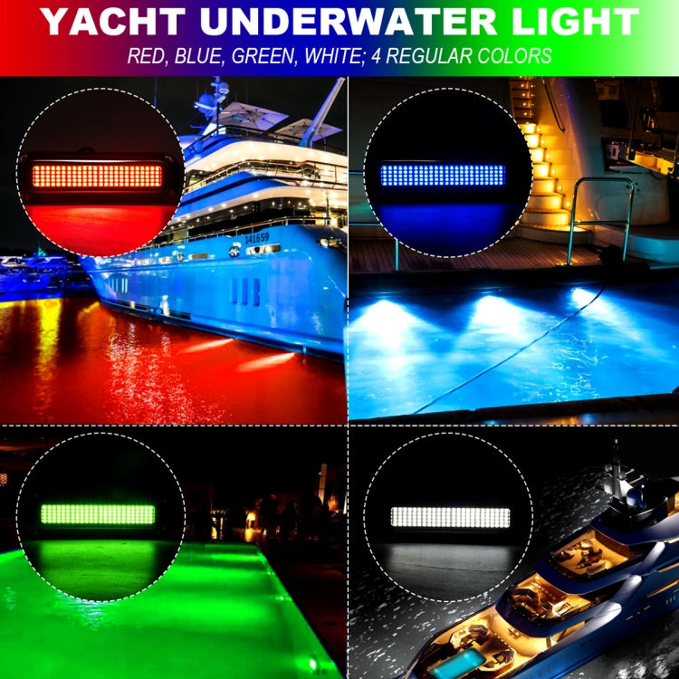 Ship / Yacht 10-30V 120LEDs Waterproof Stainless Steel Underwater Light (Green Light) - Marine Accessories & Parts by PMC TechLife | Online Shopping South Africa | PMC TechLife | Buy Now Pay Later Mobicred