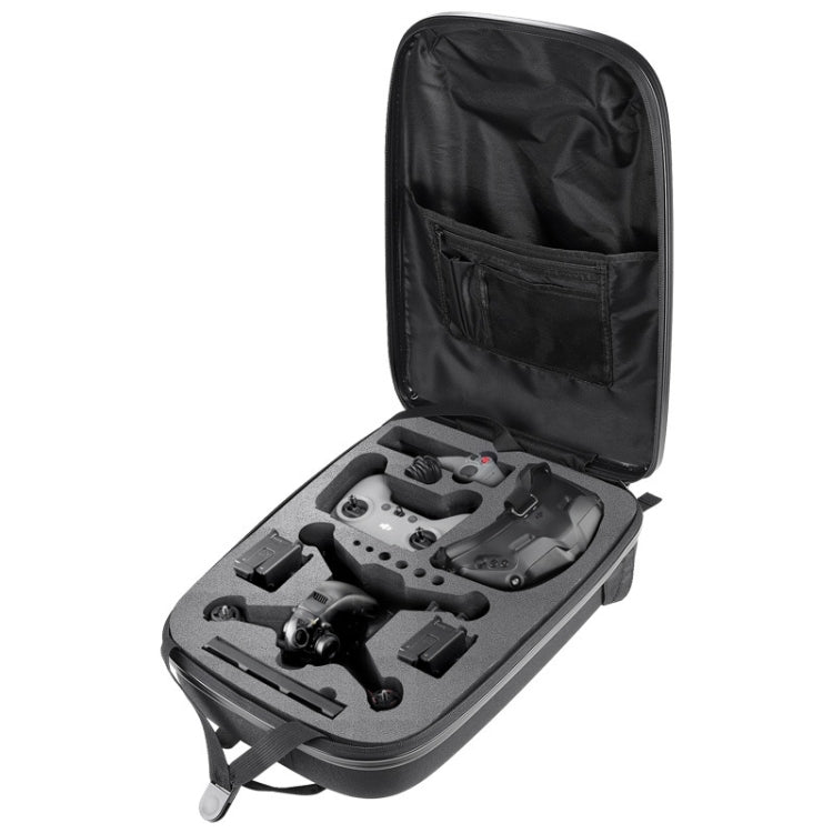 Waterproof Backpack Shoulders Turtle Hard Case Storage Box Outdoor Travel Bag for DJI FPV(Metallic Grey) - Case & Bags by PMC TechLife | Online Shopping South Africa | PMC TechLife | Buy Now Pay Later Mobicred