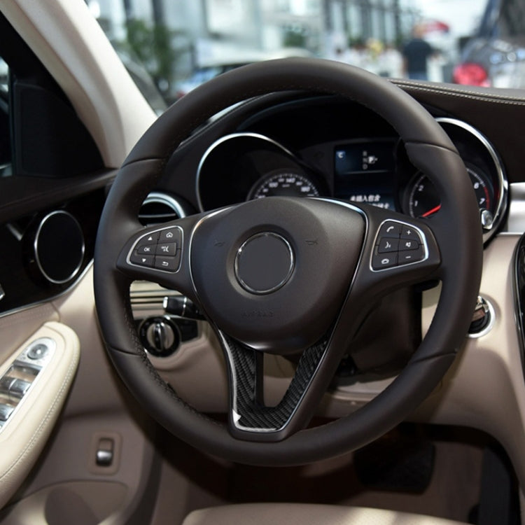 Car Carbon Fiber Steering Wheel Decorative Sticker for Mercedes-Benz - free shipping - PMc TechLife - Order now!