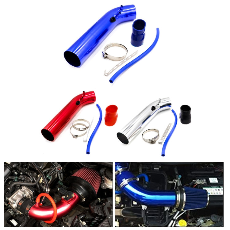 Universal Air Intakes Short Cold Racing Aluminium Air Intake Pipe Hose with Cone Filter Kit System(Red) - Air Intake System by PMC TechLife | Online Shopping South Africa | PMC TechLife | Buy Now Pay Later Mobicred