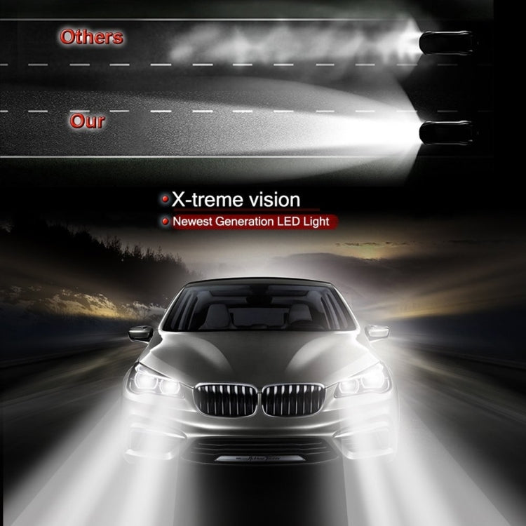 2pcs 9007 18W 1800LM 6000K Waterproof IP68 Car Auto LED Headlight with 2 COB LED Lamps, DC 9-36V(White Light) - LED Headlamps by PMC TechLife | Online Shopping South Africa | PMC TechLife | Buy Now Pay Later Mobicred