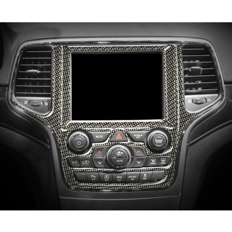 Car Central Control Navigation Carbon Fiber Decorative Sticker for Jeep Grand Cherokee 2011-2017 - Car Interior Mouldings by PMC TechLife | Online Shopping South Africa | PMC TechLife | Buy Now Pay Later Mobicred