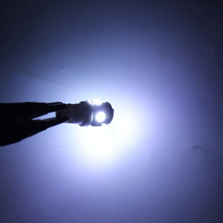 10PCS T10 3W 5500K SMD 5050 5 LED Car Clearance Lights Lamp, DC 12V(White Light) - Clearance Lights by PMC TechLife | Online Shopping South Africa | PMC TechLife | Buy Now Pay Later Mobicred