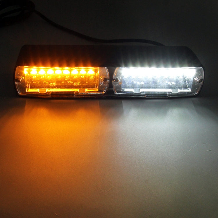 DC 12V 4.2W 16LEDs Crystal Lamp Beads Car Windshield Warning Lamp 18 Flash Patterns(Adjustable) - Warning Lights by PMC TechLife | Online Shopping South Africa | PMC TechLife | Buy Now Pay Later Mobicred