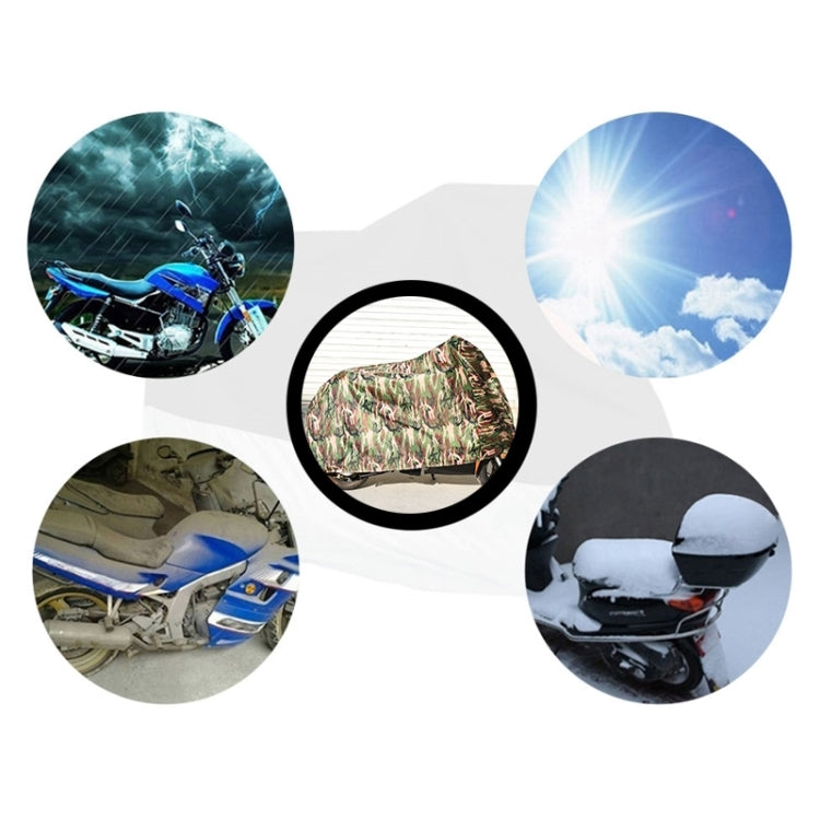 190T Polyester Taffeta All Season Waterproof Sun Motorcycle Mountain Bike Cover Dust & Anti-UV Outdoor Camouflage Bicycle Protector, Size: L - Raincoat by PMC TechLife | Online Shopping South Africa | PMC TechLife | Buy Now Pay Later Mobicred