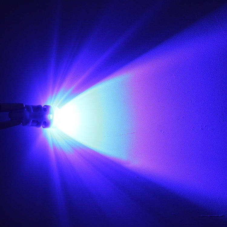 10 PCS T10 1W 50LM Car Clearance Light with SMD-3030 Lamp, DC 12V(Blue Light) - Clearance Lights by PMC TechLife | Online Shopping South Africa | PMC TechLife | Buy Now Pay Later Mobicred