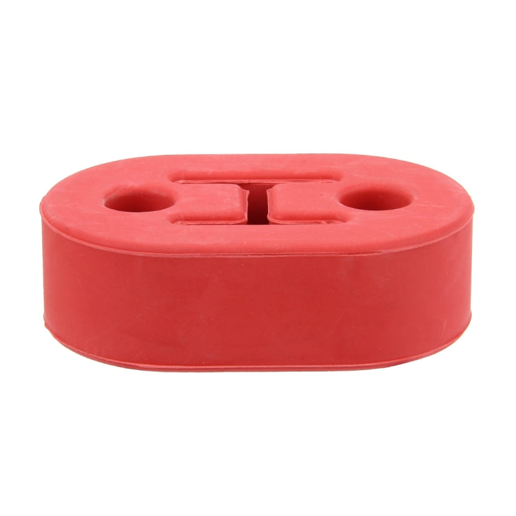 Universal Car Two Holes Adjustable Rubber Mounting Bracket Exhaust Tube Hanging Rubber Tube Car Exhaust Pipe Hanging Shackle Hanging Exhaust Hanging From Ear(Red) - Exhaust Pipes by PMC TechLife | Online Shopping South Africa | PMC TechLife | Buy Now Pay Later Mobicred