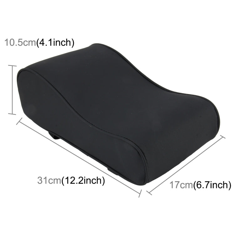 Universal Car PU Leather and Memory Foam Wrapped Armrest Box Breathable Car Armrest Box Mat with Phone Holder Storage Bag(Black) - Stowing Tidying by PMc TechLife | Online Shopping South Africa | PMc TechLife | Buy Now Pay Later Mobicred