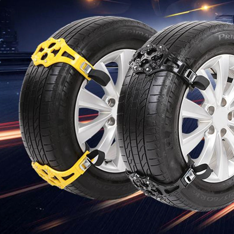 6PCS Car Snow Tire Anti-skid Chains For Family Car(Black) - Car Road Trouble Clearer by PMC TechLife | Online Shopping South Africa | PMC TechLife | Buy Now Pay Later Mobicred