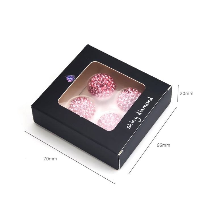 4 PCS Gas Cap Mouthpiece Cover Gas Cap Tire Cap Car Tire Valve Caps(Red) - Tire Valve Caps by PMC TechLife | Online Shopping South Africa | PMC TechLife | Buy Now Pay Later Mobicred