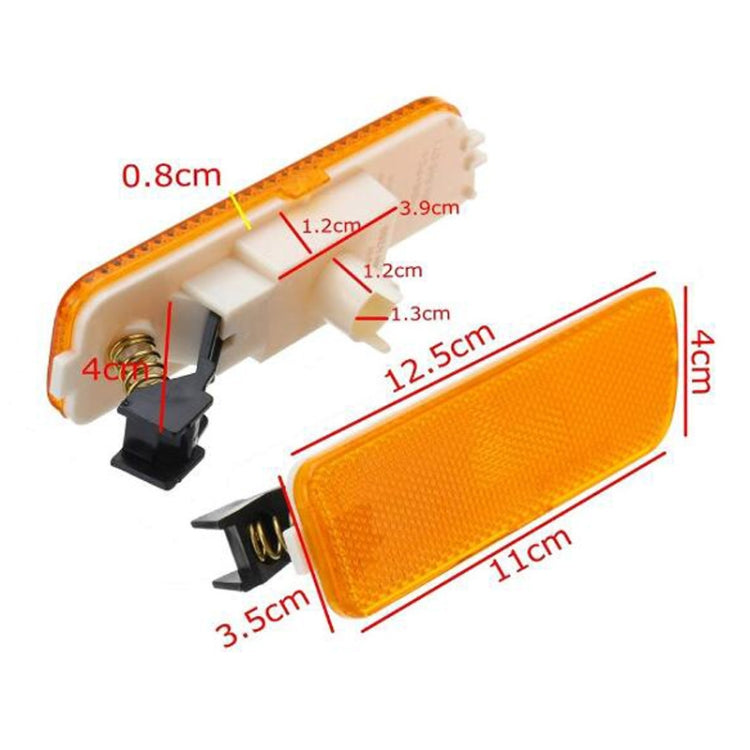 2 PCS Front Bumper Clearance Lights Housing without Bulb Replacement 1JM945071 / 1JM945072 for VW Golf / Jetta 1999-2005(White) - Lamp Decoration by PMC TechLife | Online Shopping South Africa | PMC TechLife | Buy Now Pay Later Mobicred