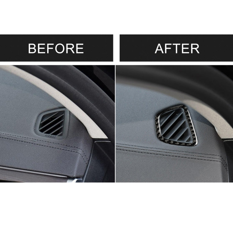 Car Carbon Fiber Instrument Air Vent Frame Decorative Sticker for BMW 5 Series G38 528Li / 530Li / 540Li 2018, Left Drive - Car Interior Mouldings by PMC TechLife | Online Shopping South Africa | PMC TechLife | Buy Now Pay Later Mobicred