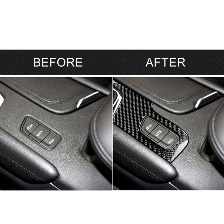 Car Carbon Fiber Gear Position Panel Decorative Sticker for Cadillac XT5 2016-2017, Left Drive - Car Interior Mouldings by PMC TechLife | Online Shopping South Africa | PMC TechLife | Buy Now Pay Later Mobicred