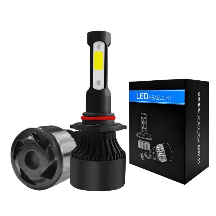 2 PCS S2 9006 / HB4 DC9-36V / 25W / 6000K / 2500LM IP68 Car LED Headlight Lamps (Cool White) - LED Headlamps by PMC TechLife | Online Shopping South Africa | PMC TechLife | Buy Now Pay Later Mobicred