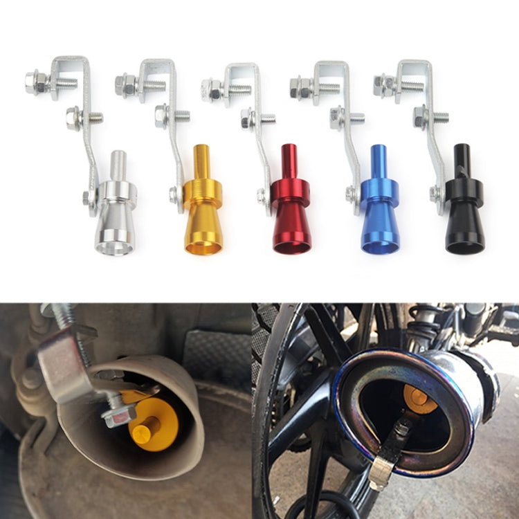 Universal Aluminum Turbo Sound Exhaust Muffler Pipe Whistle Car / Motorcycle Simulator Whistler, Size: S, Outside Diameter: 20mm(Silver) - free shipping - PMC TechLife - Order now!