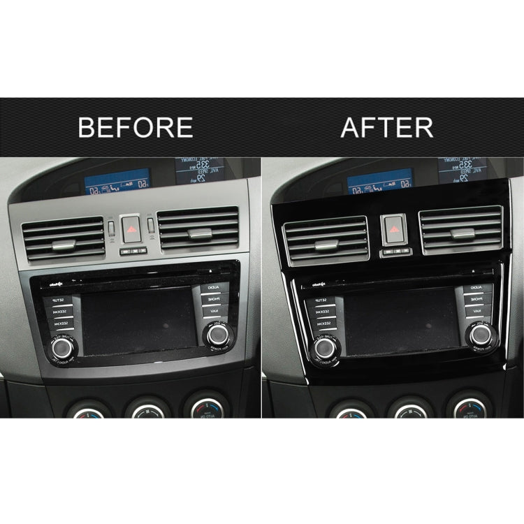 For Mazda 3 Axela 2010-2013 5 in 1 Car Central Control Navigation Set B Decorative Sticker, Right Drive - Car Interior Mouldings by PMC TechLife | Online Shopping South Africa | PMC TechLife | Buy Now Pay Later Mobicred