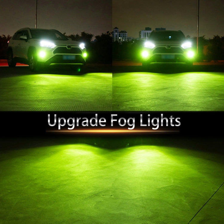 1 Pair 9006 DC12V 7.8W Car LED Fog Light (Lime Green) - Fog / Driving Lights by PMC TechLife | Online Shopping South Africa | PMC TechLife | Buy Now Pay Later Mobicred