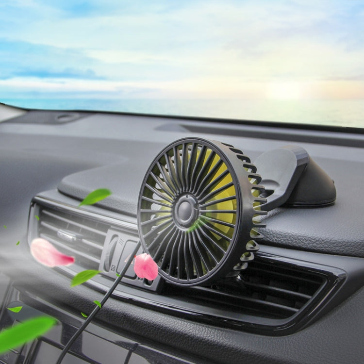 F402 Portable Car Center Console Sucker Electric Cooling Fan with Aromatherapy - Heating & Fans by PMC TechLife | Online Shopping South Africa | PMC TechLife