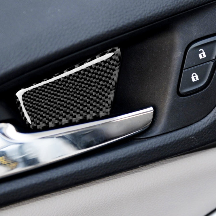 4 PCS Car Carbon Fiber Door Bowl Decorative Sticker for Chevrolet Cruze 2009-2015, Left and Right Drive Universal - Car Interior Mouldings by PMC TechLife | Online Shopping South Africa | PMC TechLife | Buy Now Pay Later Mobicred