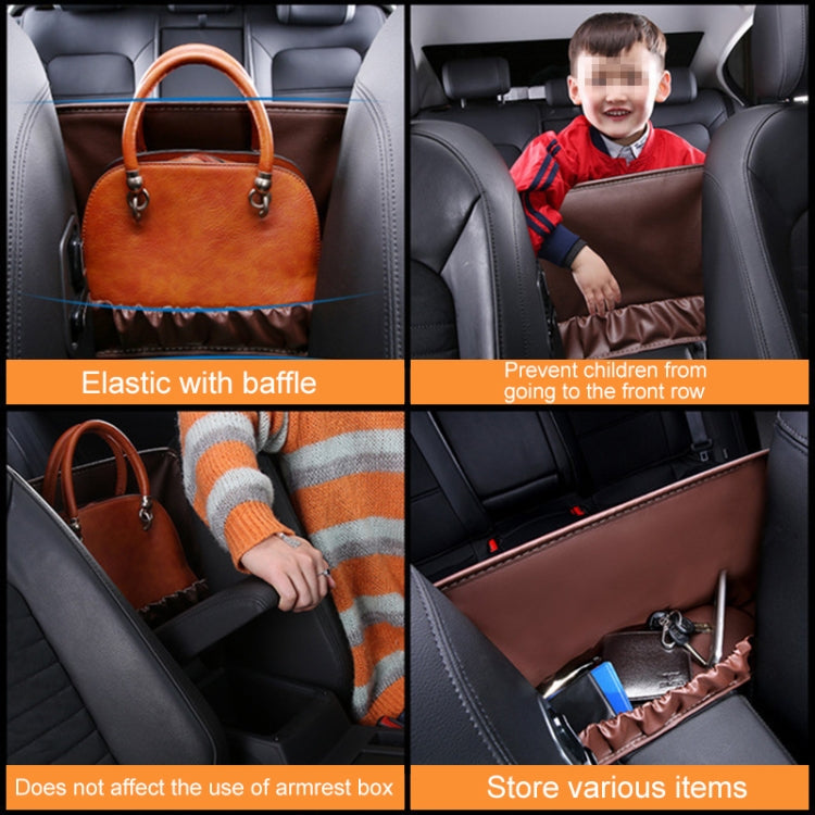 Car Front Seat Hanging Bag Paper Towel / Water Cup Storage Bag(Brown) - free shipping - PMC Jewellery - Order now!