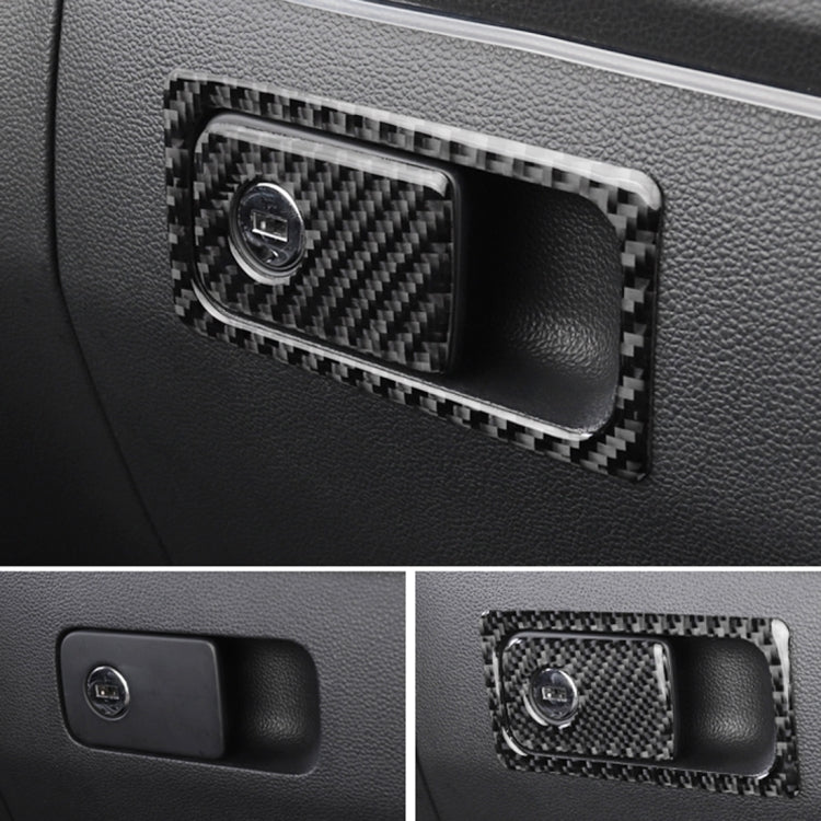 Car Carbon Fiber Front Passenger Seat Storage Handle Decorative Sticker for Volkswagen Tiguan L - Car Interior Mouldings by PMC TechLife | Online Shopping South Africa | PMC TechLife | Buy Now Pay Later Mobicred