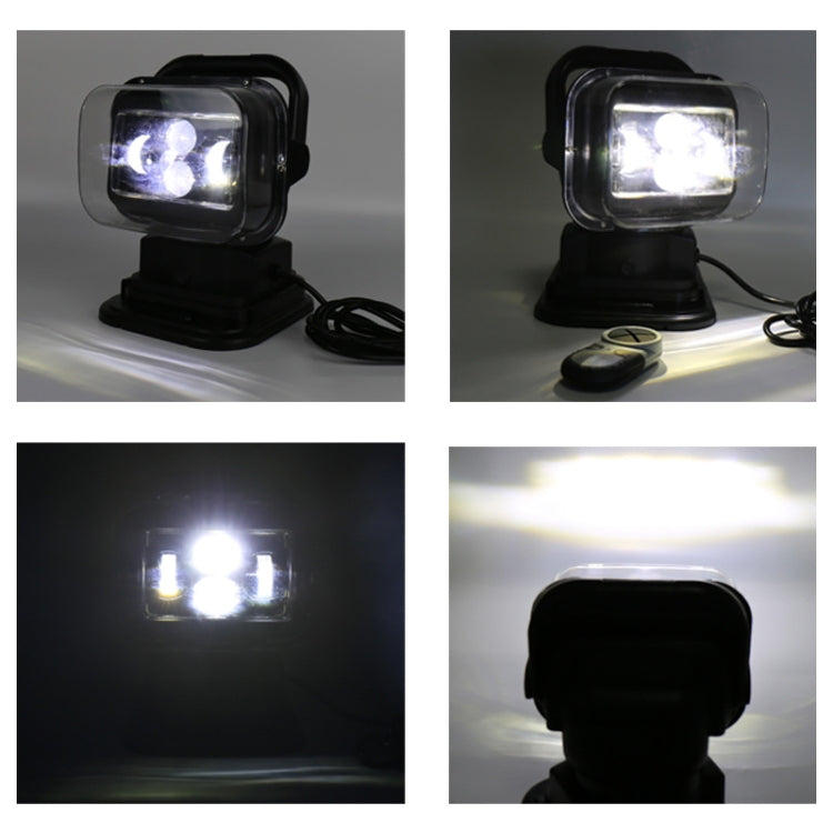 60W DC 12-24V 400LM Car 200m Wireless Remote Control 360 Degree Adjustable LED Search High Bay Lights / Spotlights - Work Lights by PMC TechLife | Online Shopping South Africa | PMC TechLife | Buy Now Pay Later Mobicred
