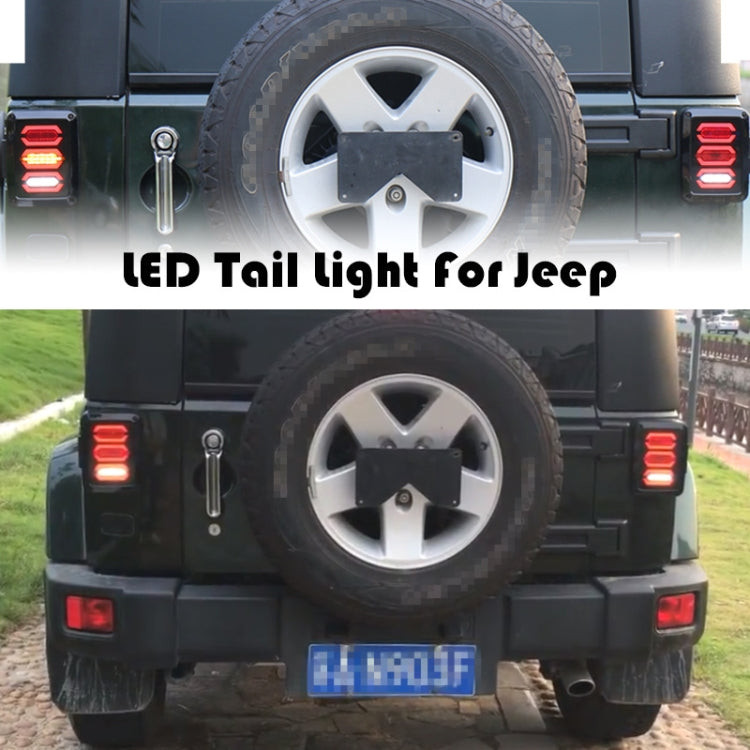 1 Pair 15W DC 12V IP67 4 in 1 Car LED Tail Lights / Driving Lights / Brake Lights/Turn Reverse, European Version - Brake Lights by PMC TechLife | Online Shopping South Africa | PMC TechLife | Buy Now Pay Later Mobicred