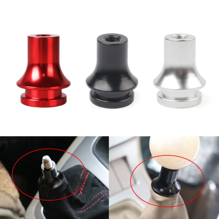 Car Gear Head Adapter Gear Lever Base Connector Stopper M12x1.25 with 3 Copper Adapter (Black) - Shift Knob by PMC TechLife | Online Shopping South Africa | PMC TechLife | Buy Now Pay Later Mobicred