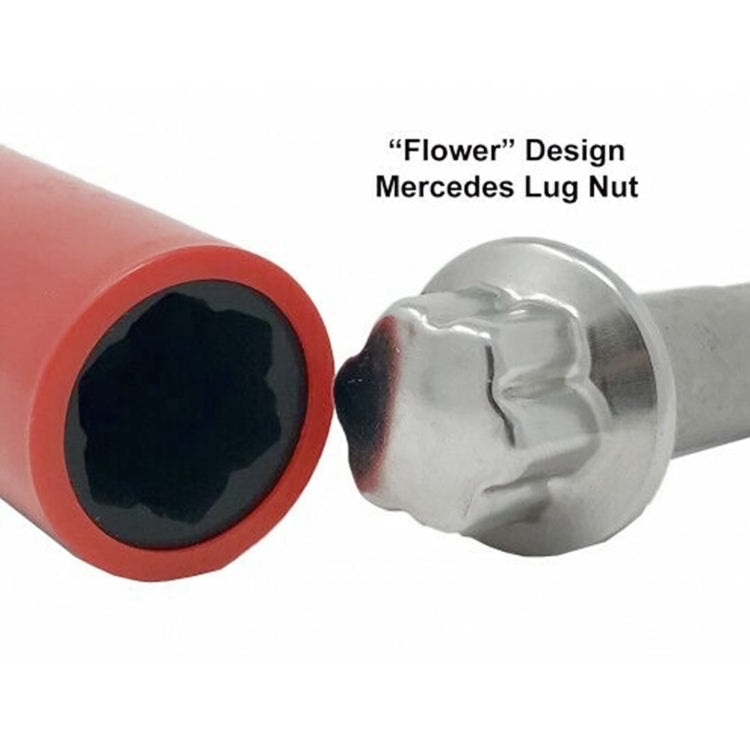 ZK-059 Car 17mm Protective Wheel Lug Nut Socket with Plastic Sleeve for Mercedes-Benz S Class - Engine Repair Tools by PMC TechLife | Online Shopping South Africa | PMC TechLife | Buy Now Pay Later Mobicred