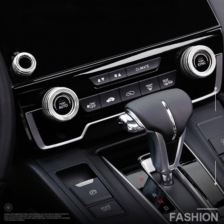 3 PCS Car Metal Air Conditioner Knob Case for Honda CR-V 2017-2021 (Silver) - Decoration Rings by PMC TechLife | Online Shopping South Africa | PMC TechLife | Buy Now Pay Later Mobicred