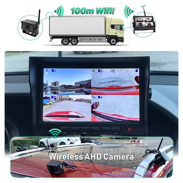 PZ710-W 7 inch Car Digital Wireless Rear-view Split-screen Monitor Single Record - Rearview Monitors by PMC TechLife | Online Shopping South Africa | PMC TechLife | Buy Now Pay Later Mobicred
