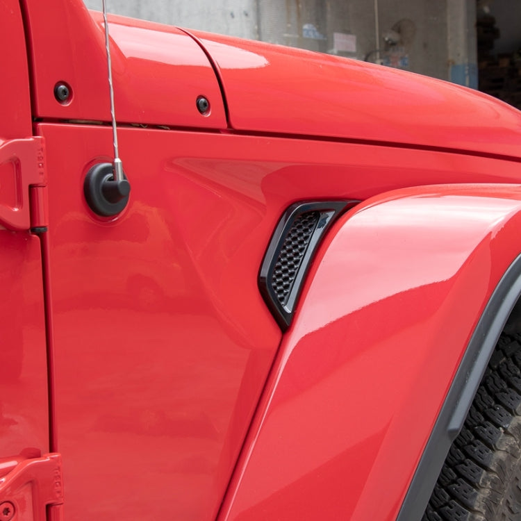Car Fender Side Air Outlet Decorative Panel for Jeep Wrangler JL 2018-2020 (Mirror) - Decorative Sticker by PMC TechLife | Online Shopping South Africa | PMC TechLife | Buy Now Pay Later Mobicred