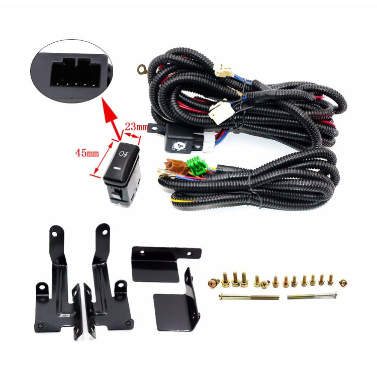 1 Pair Car Modified Front Fog Light for Honda Civic 1996-1998 (Yellow Light) - Fog / Driving Lights by PMC TechLife | Online Shopping South Africa | PMC TechLife | Buy Now Pay Later Mobicred