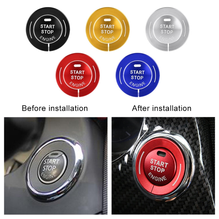 Car Engine Start Key Push Button Ring Trim Sticker for Infiniti (Red) - Decoration Rings by PMC TechLife | Online Shopping South Africa | PMC TechLife | Buy Now Pay Later Mobicred