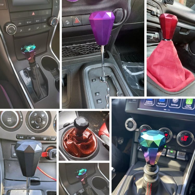 Universal Car Colorful Diamond Shape Metal Gear Shift Knob - Shift Knob by PMC TechLife | Online Shopping South Africa | PMC TechLife | Buy Now Pay Later Mobicred