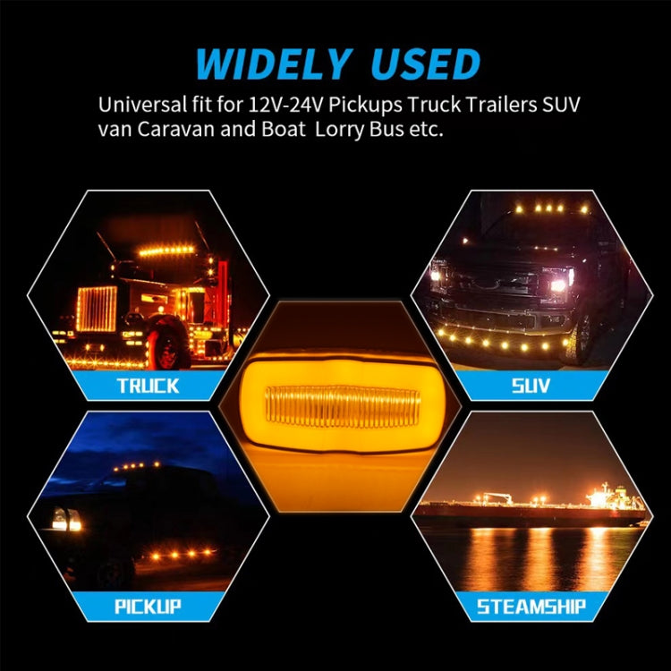 2 PCS MK-190 Truck LED Side Marker Light (Red Light) - Running Lights by PMC TechLife | Online Shopping South Africa | PMC TechLife | Buy Now Pay Later Mobicred